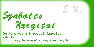 szabolcs margitai business card